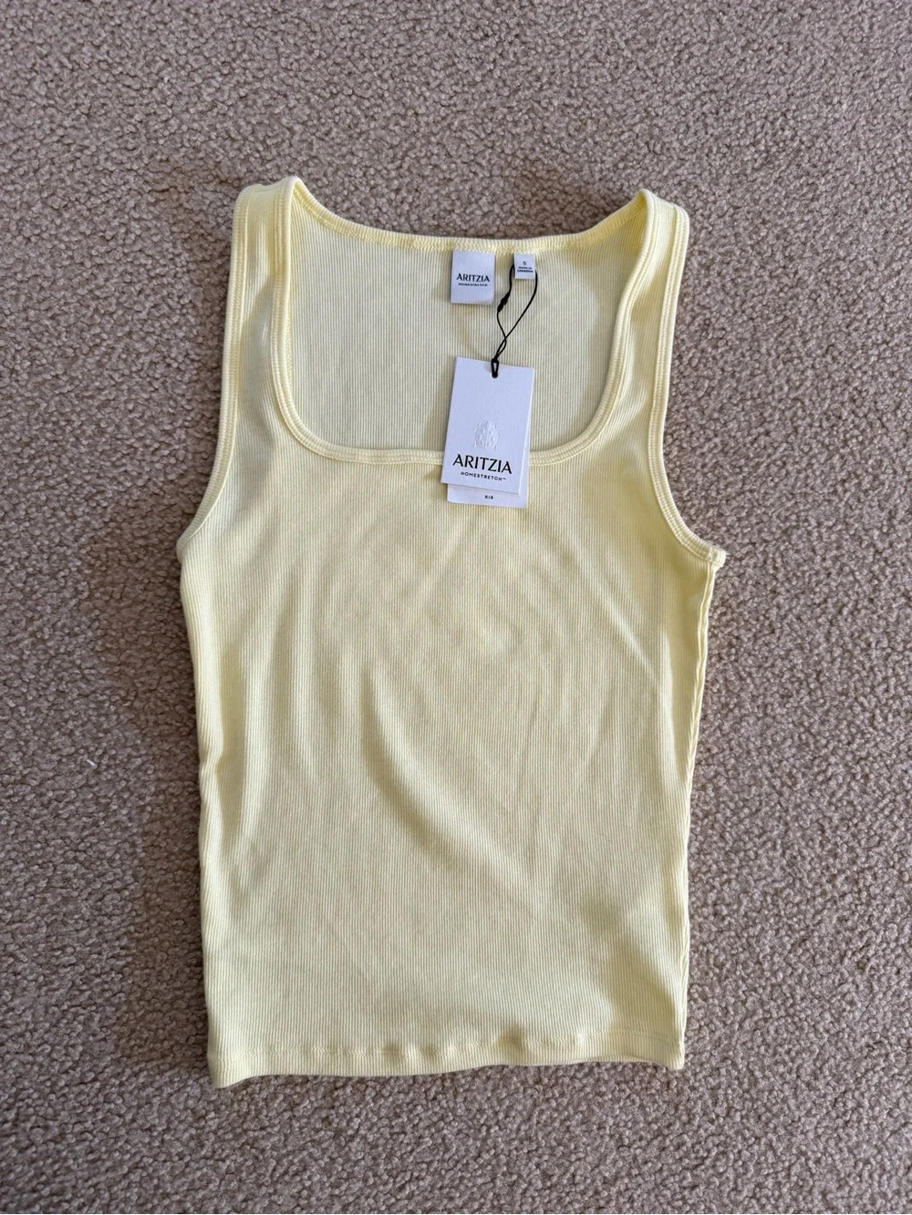 Aritzia Homestretch Rib Frequency Tank - Picture 3 of 6